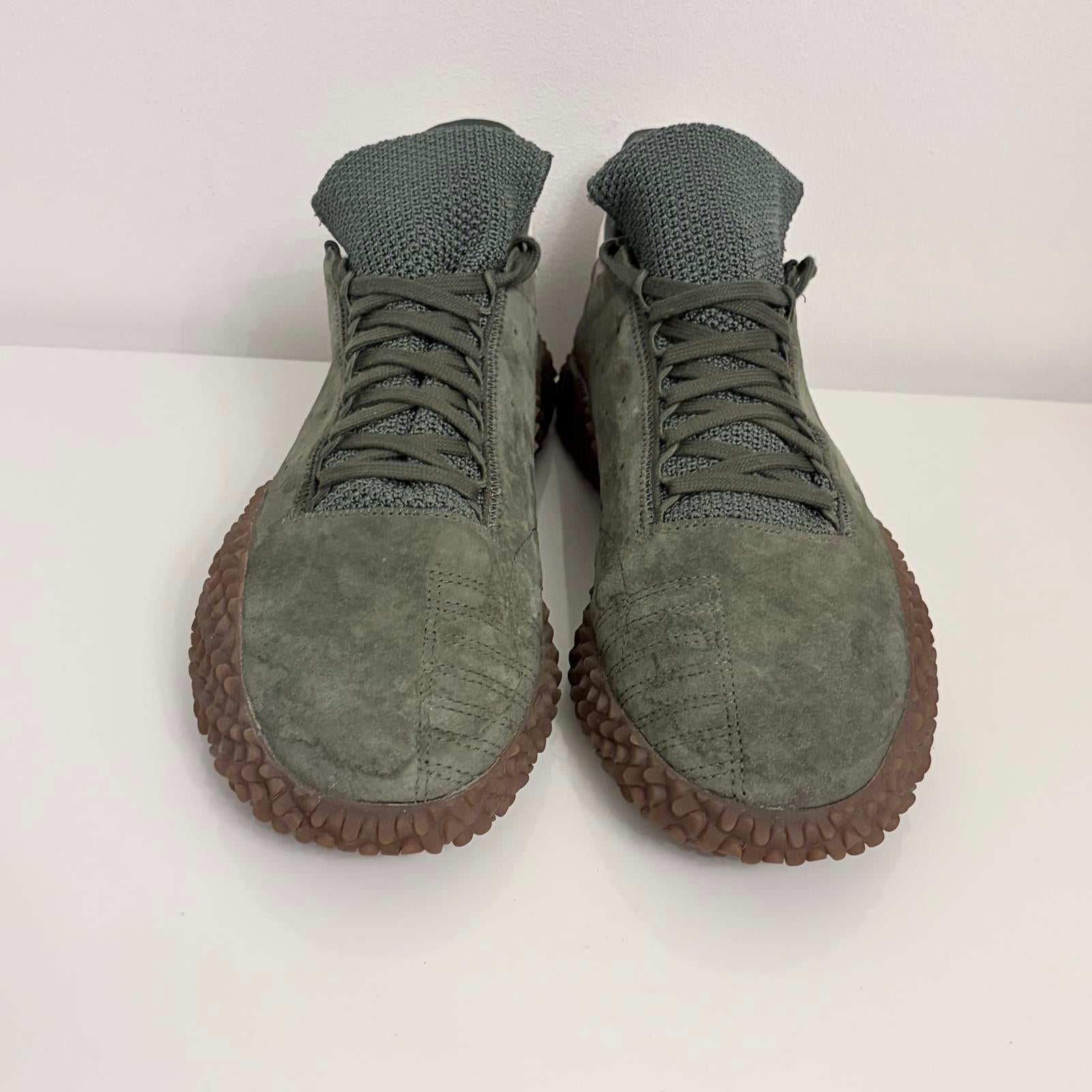 Adidas Kamanda UK 11 Base Green Gum Classic Quality Trainers b96521