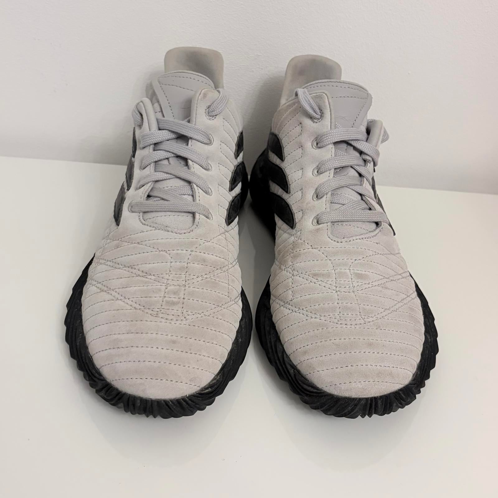 adidas Sobakov UK 11 Light Grey Black Classic Quality Trainers ee8618
