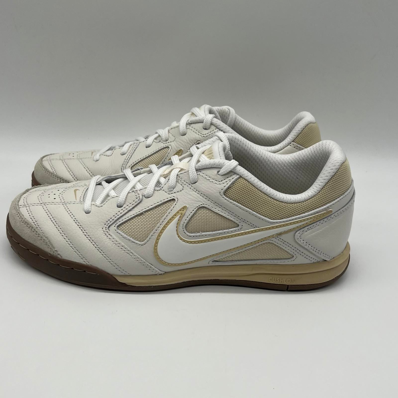 Nike Gato UK 7 Sail White Cream Khaki Gum Quality Court Trainers ib3082-133