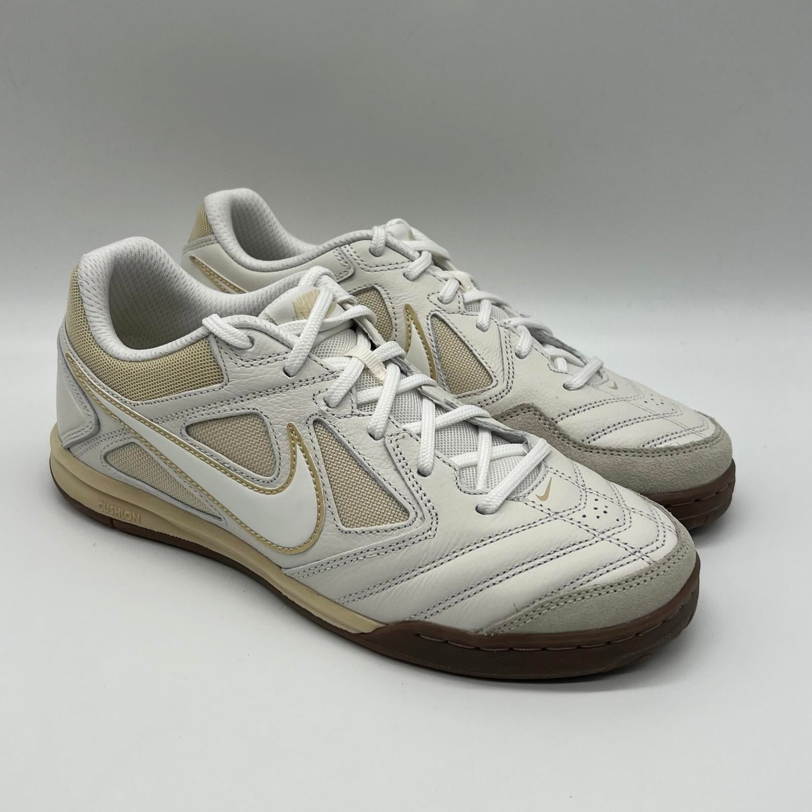 Nike Gato UK 7 Sail White Cream Khaki Gum Quality Court Trainers ib3082-133