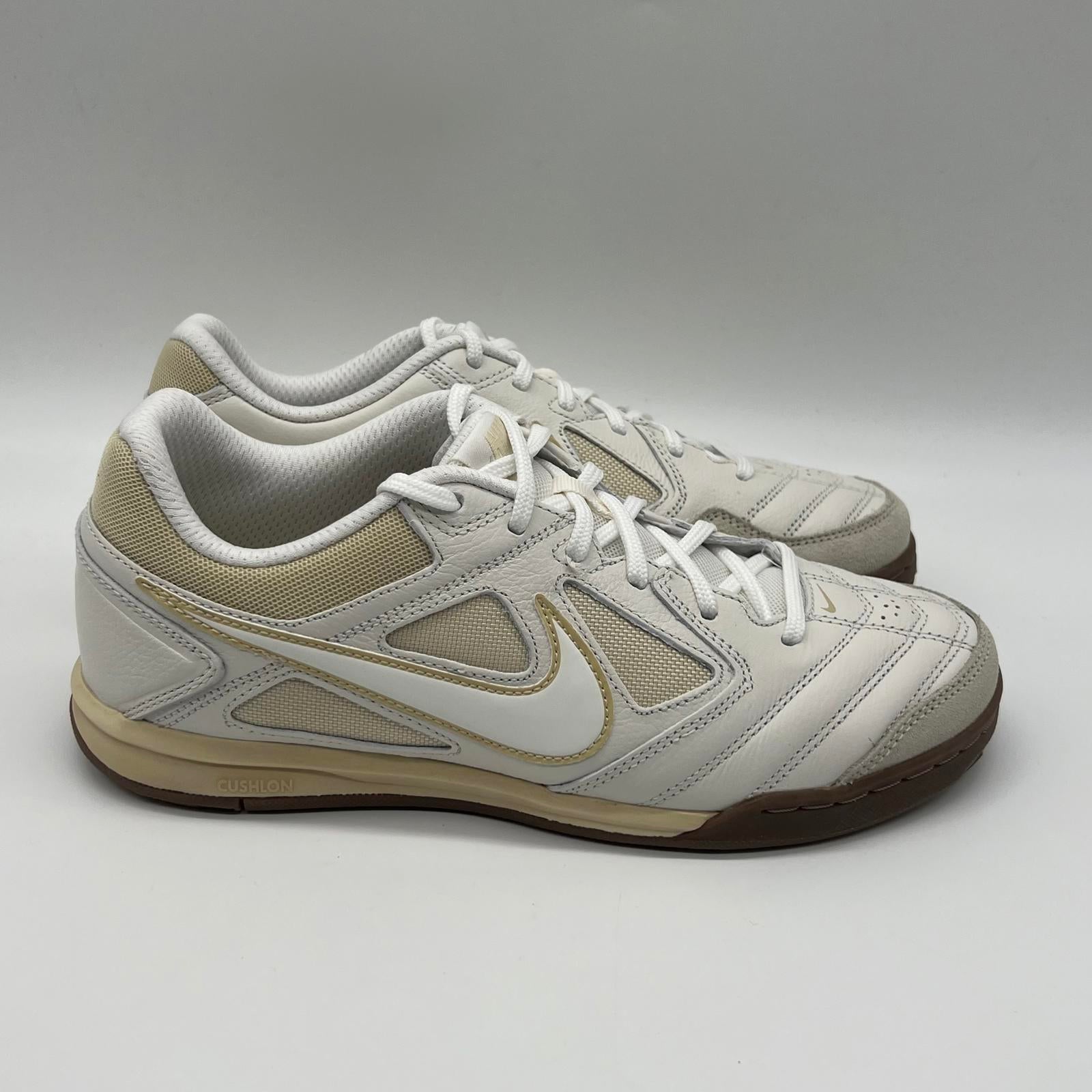 Nike Gato UK 7 Sail White Cream Khaki Gum Quality Court Trainers ib3082-133