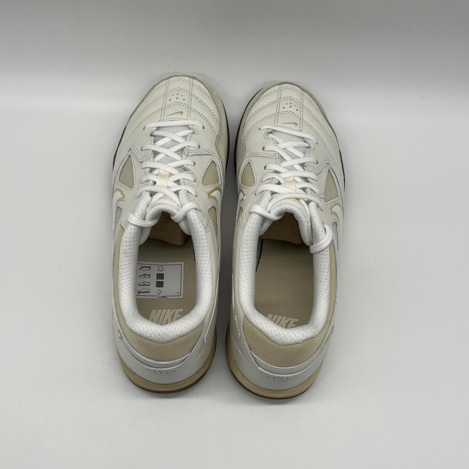 Nike Gato UK 7 Sail White Cream Khaki Gum Quality Court Trainers ib3082-133