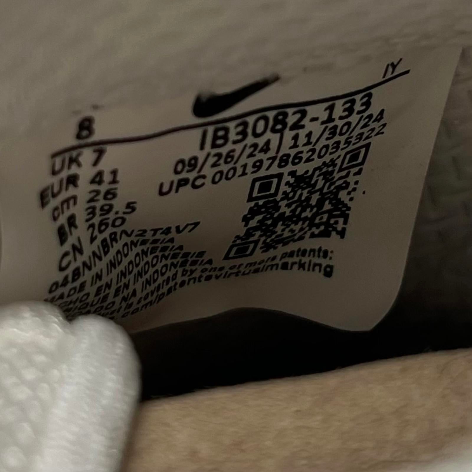 Nike Gato UK 7 Sail White Cream Khaki Gum Quality Court Trainers ib3082-133