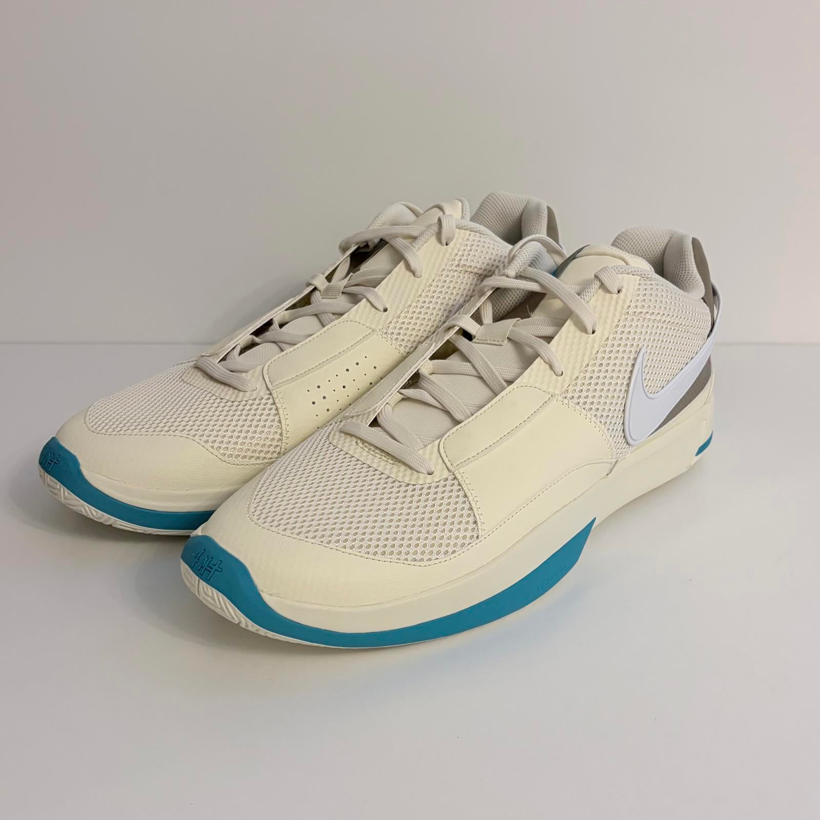 Nike Ja 1 Mens UK 16 Seasonal Beige Brown Blue Basketball Trainers DR8785-102