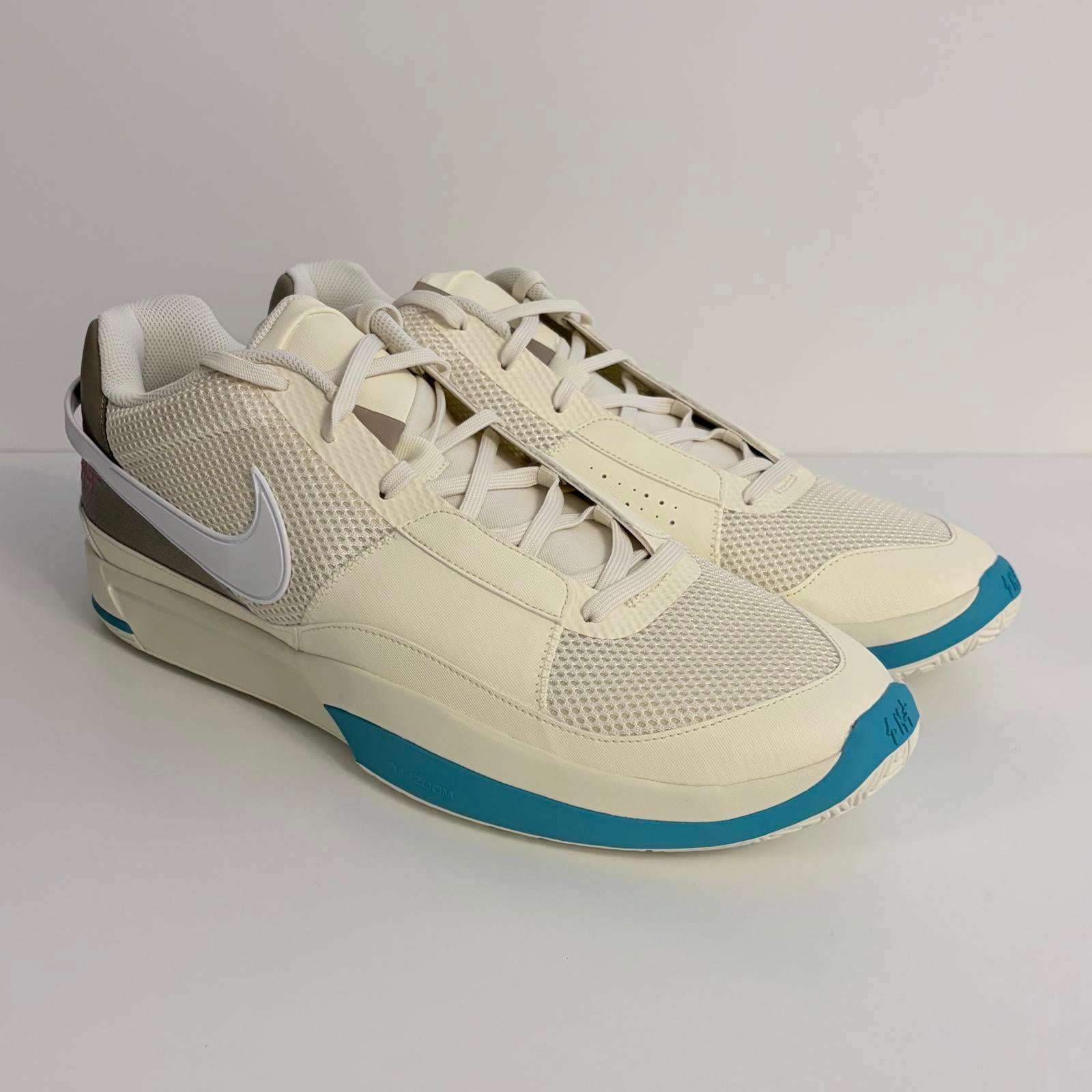 Nike Ja 1 Mens UK 16 Seasonal Beige Brown Blue Basketball Trainers DR8785-102