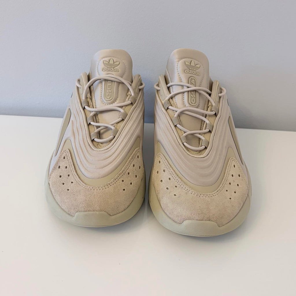 Adidas Ozelia UK 10.5 Savanna Beige Quality Adiprene Trainers gv7685