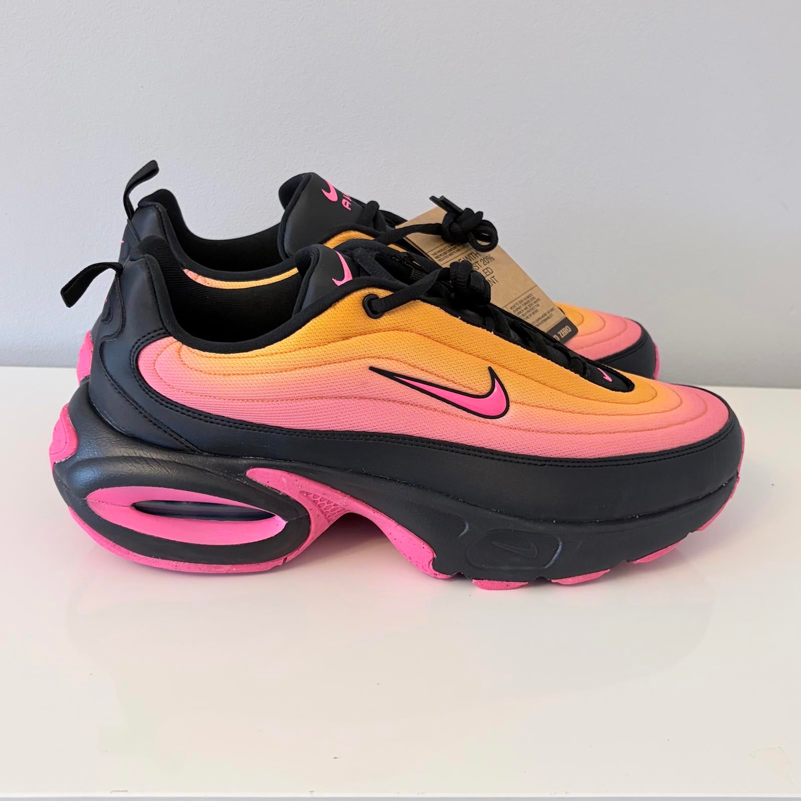 Nike Air Max Portal UK 11.5 Black Sundial Hyper Pink Bubble Trainers HF3053-015