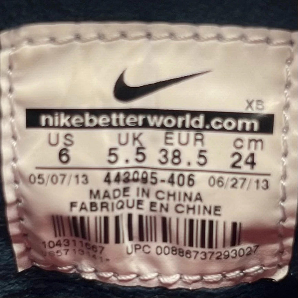 Nike SB Stefan Janoski Zoom Mid MD UK 5.5 Navy Red Skate Shoes 443095-406