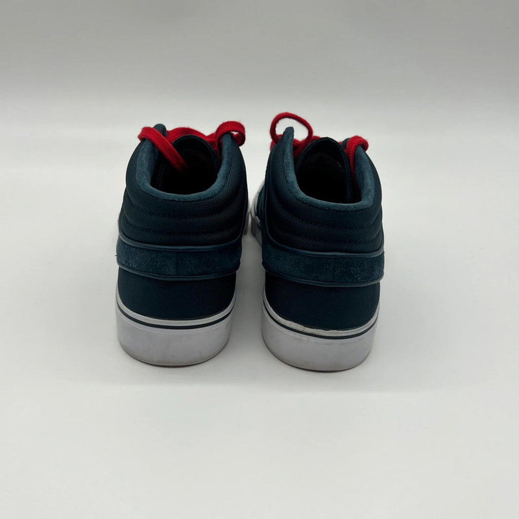 Nike SB Stefan Janoski Zoom Mid MD UK 5.5 Navy Red Skate Shoes 443095-406