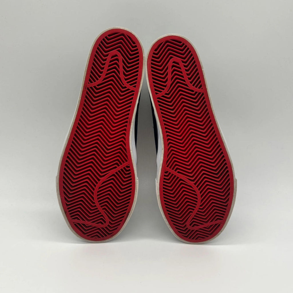 Nike SB Stefan Janoski Zoom Mid MD UK 5.5 Navy Red Skate Shoes 443095-406